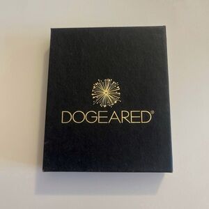 🗽Dogeared Black and Gold Jewelry Organizer + Black Velvet Dust Pouch